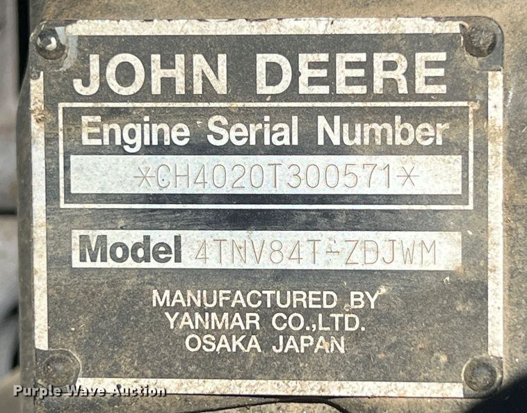 image for item HL9030 John Deere 1600 Turbo Series II  lawn mower