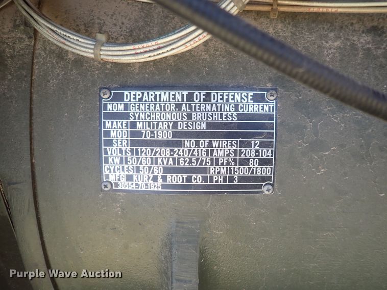 image for item HR9927 Kurz & Root 70-1900  generator