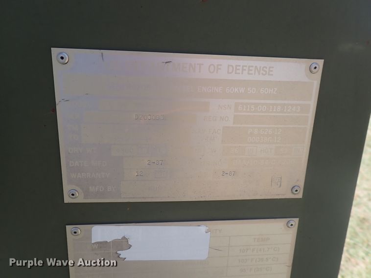 image for item HR9927 Kurz & Root 70-1900  generator