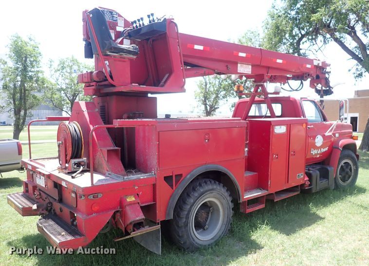image for item HR9931 1986 Chevrolet 70  digger derrick truck