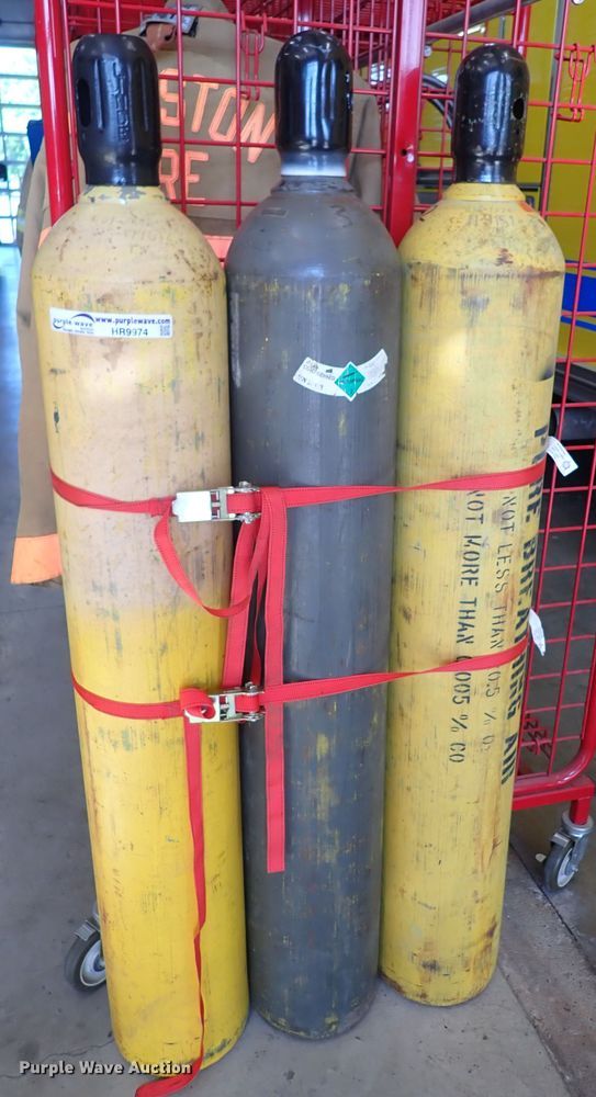 image for item HR9974 (3) compressed breathable air tanks