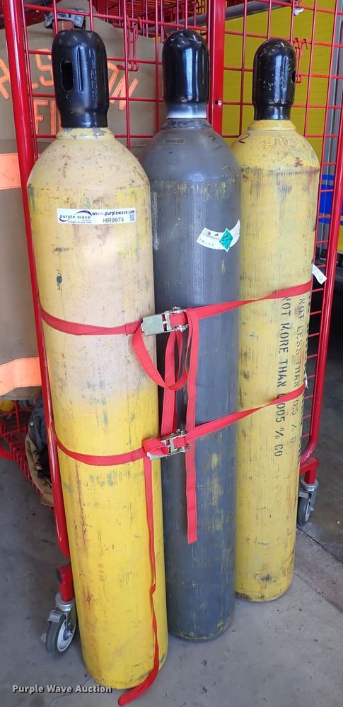 image for item HR9974 (3) compressed breathable air tanks