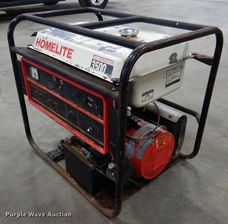 image for item JH9871 Homelite  generator