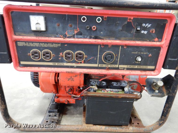 image for item JH9871 Homelite  generator