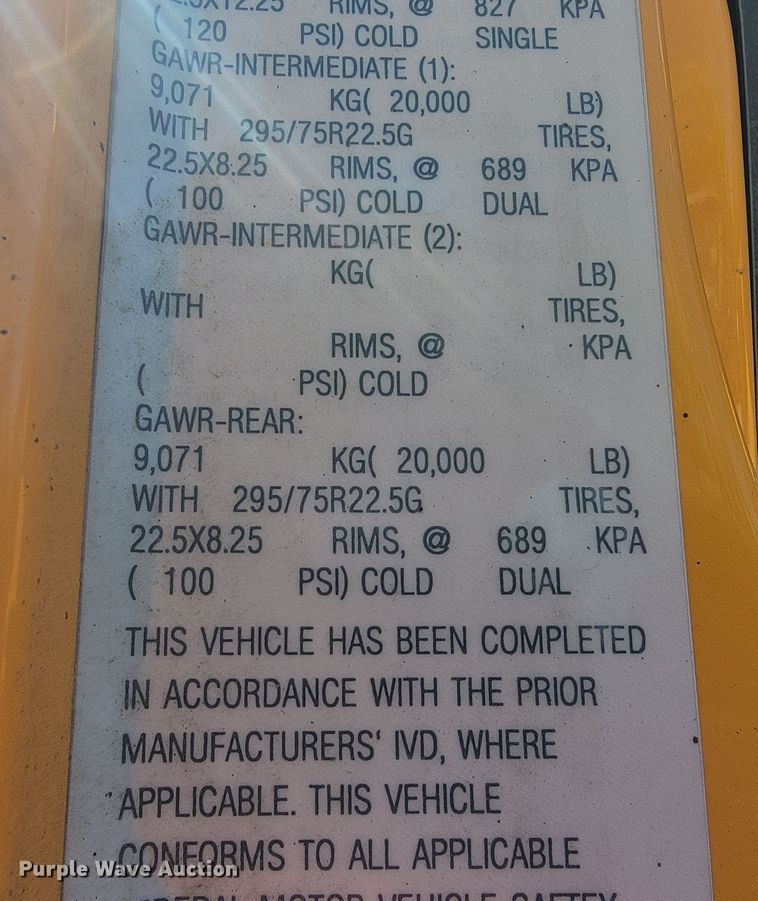 image for item JL9472 2009 International 7500  dump truck