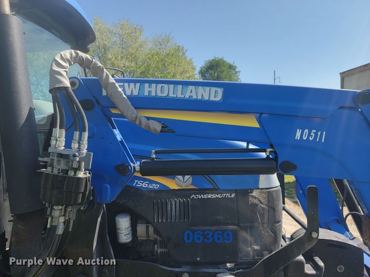 image for item JL9473 2014 New Holland TS6.120  MFWD tractor