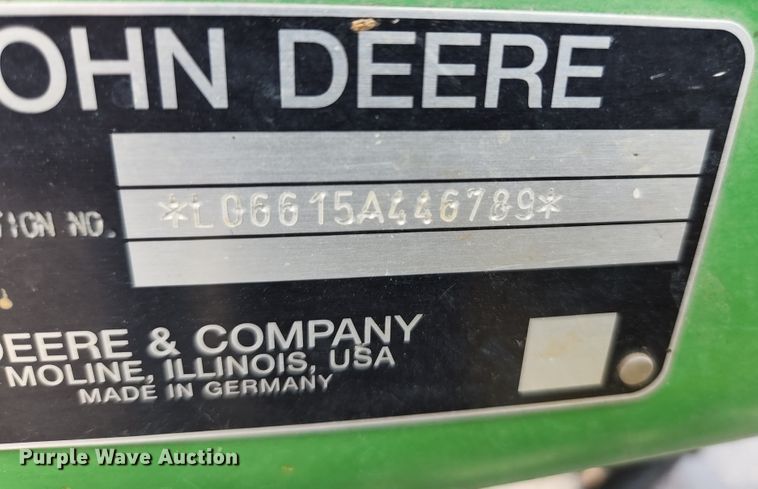 image for item JM9056 John Deere 6615  tractor