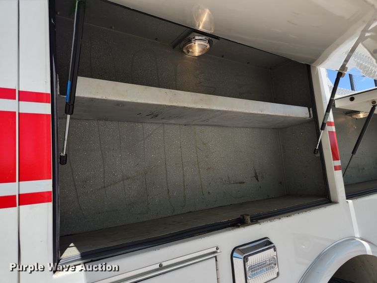 image for item JM9067 1985 Pierce Arrow  aerial platform fire truck