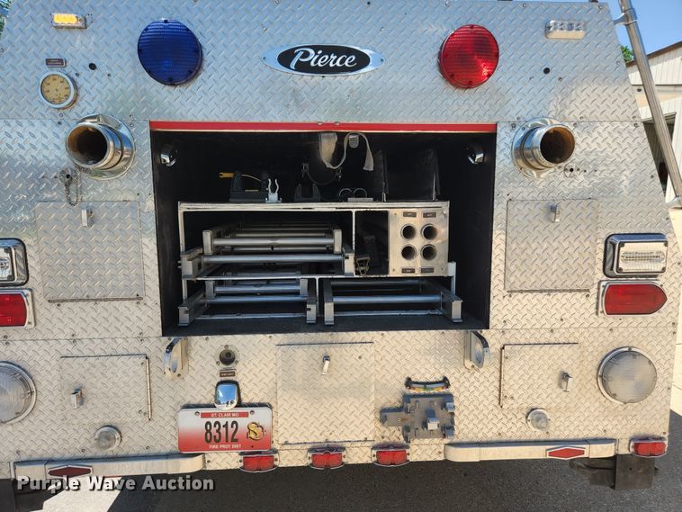 image for item JM9067 1985 Pierce Arrow  aerial platform fire truck