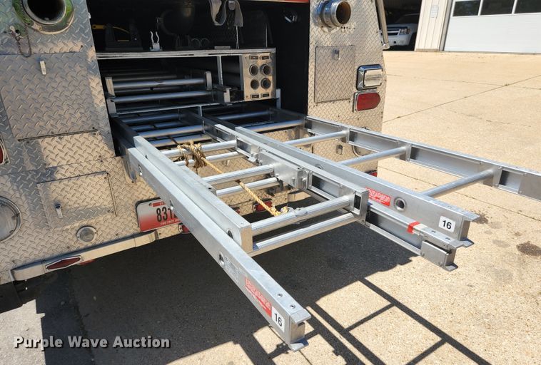 image for item JM9067 1985 Pierce Arrow  aerial platform fire truck