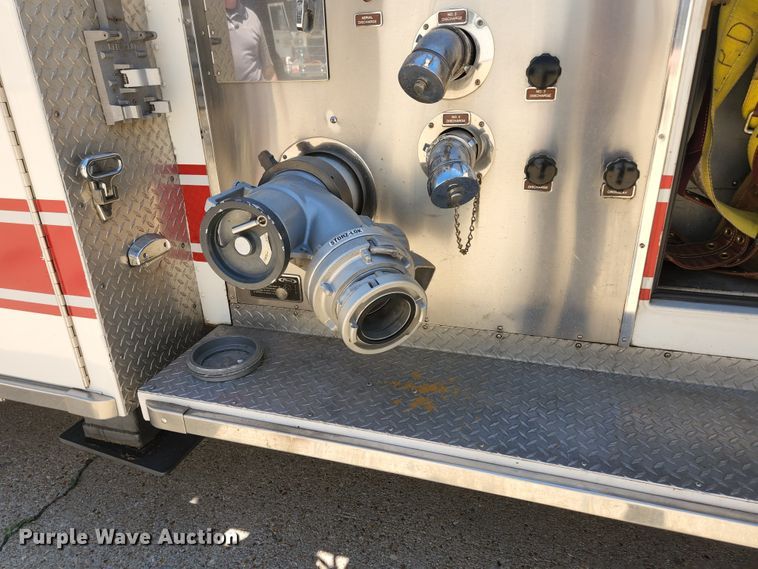 image for item JM9067 1985 Pierce Arrow  aerial platform fire truck