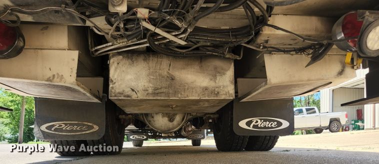 image for item JM9067 1985 Pierce Arrow  aerial platform fire truck