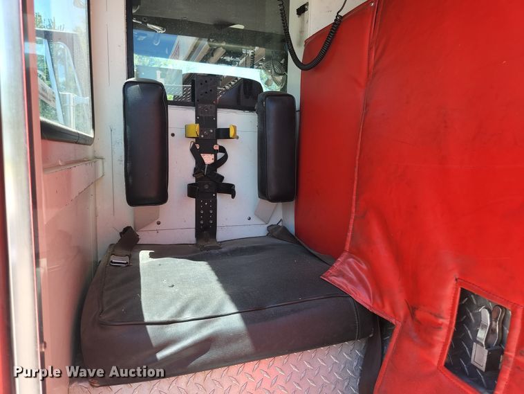 image for item JM9067 1985 Pierce Arrow  aerial platform fire truck