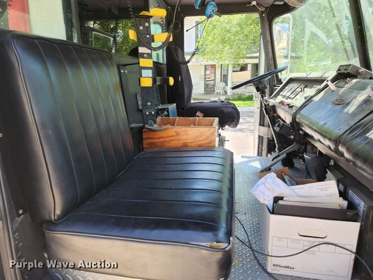 image for item JM9067 1985 Pierce Arrow  aerial platform fire truck