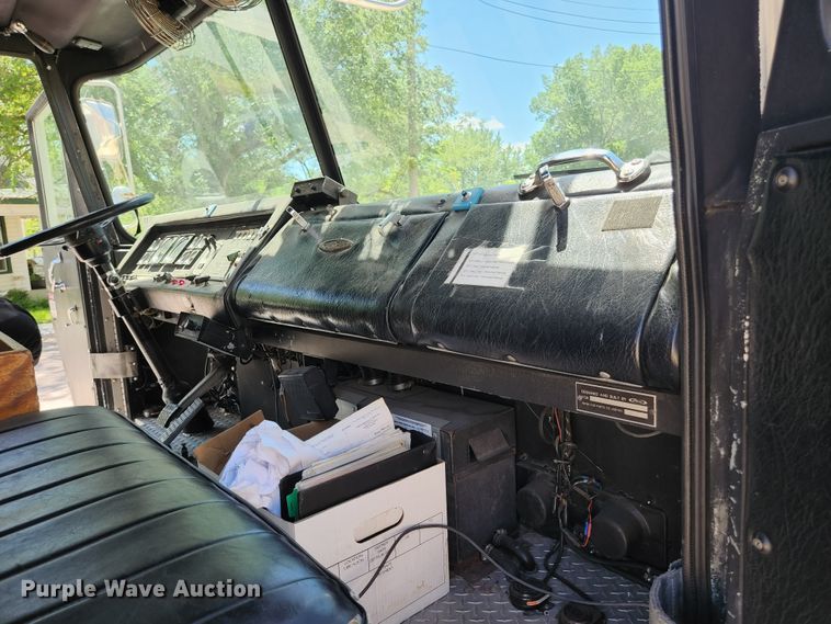 image for item JM9067 1985 Pierce Arrow  aerial platform fire truck