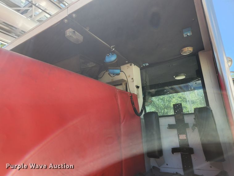 image for item JM9067 1985 Pierce Arrow  aerial platform fire truck