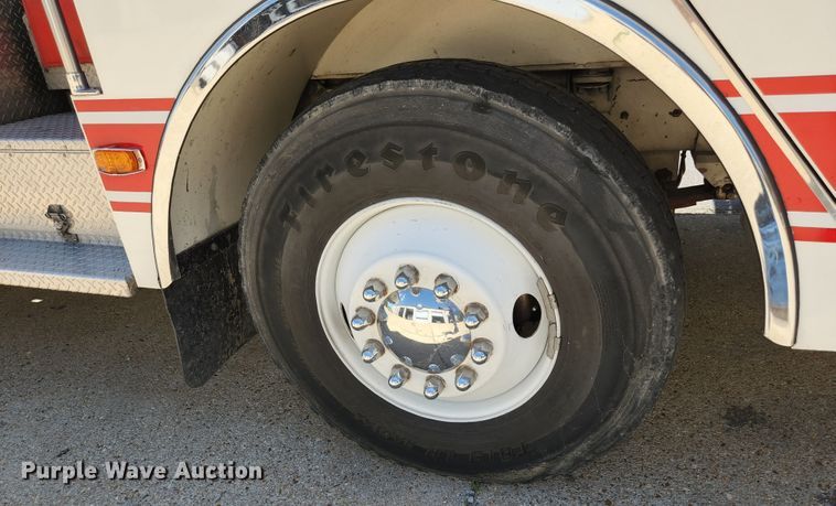 image for item JM9067 1985 Pierce Arrow  aerial platform fire truck