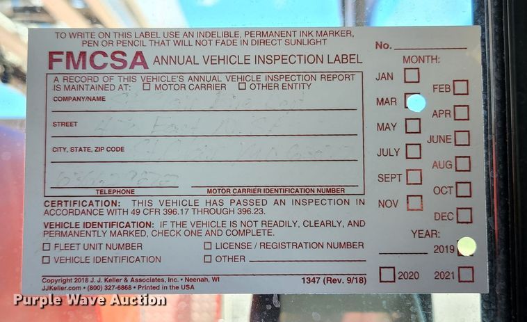 image for item JM9067 1985 Pierce Arrow  aerial platform fire truck