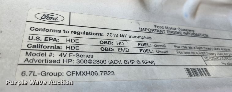 image for item JM9068 2012 Ford F450 Super Duty XLT  ambulance