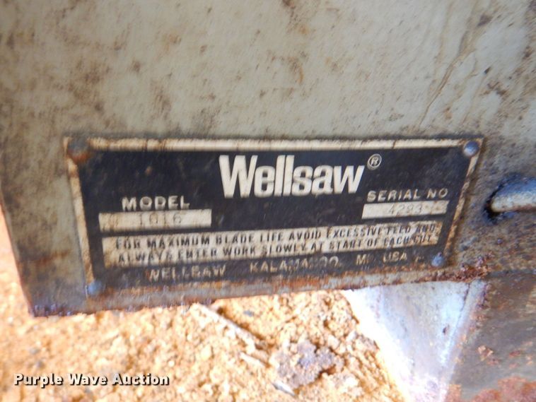 image for item JS9050 Wellsaw 1016  bandsaw