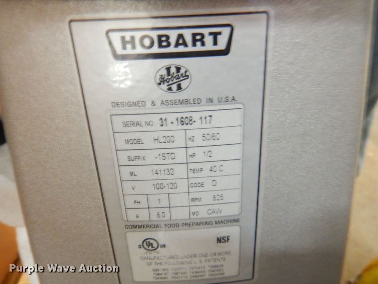 image for item JS9057 (3) Hobart HL200 mixers