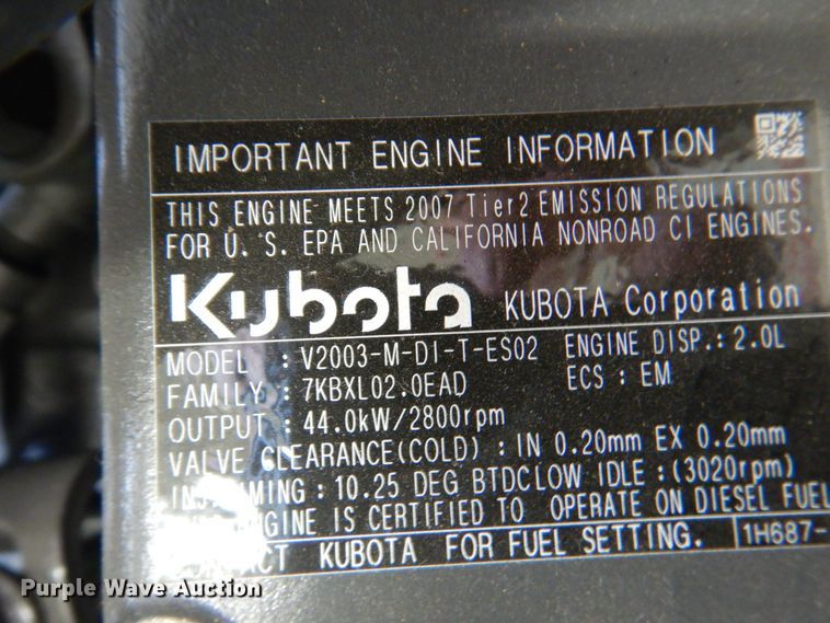image for item JS9062 (4) Kubota V2003 engines