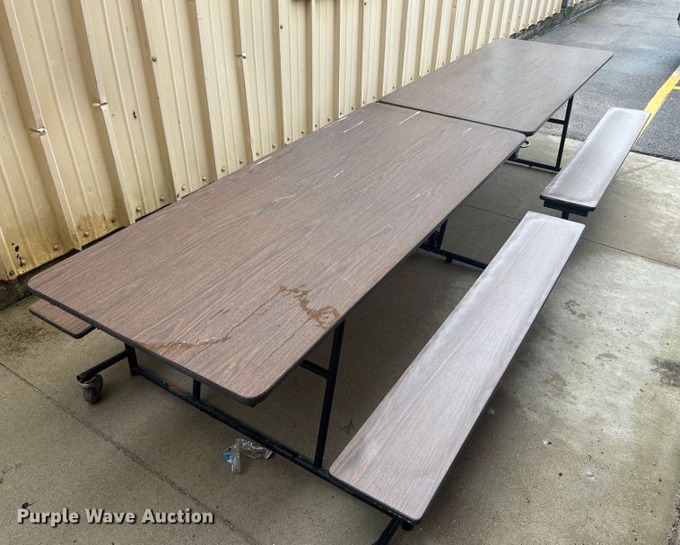 image for item KD9015 12'L folding lunch table