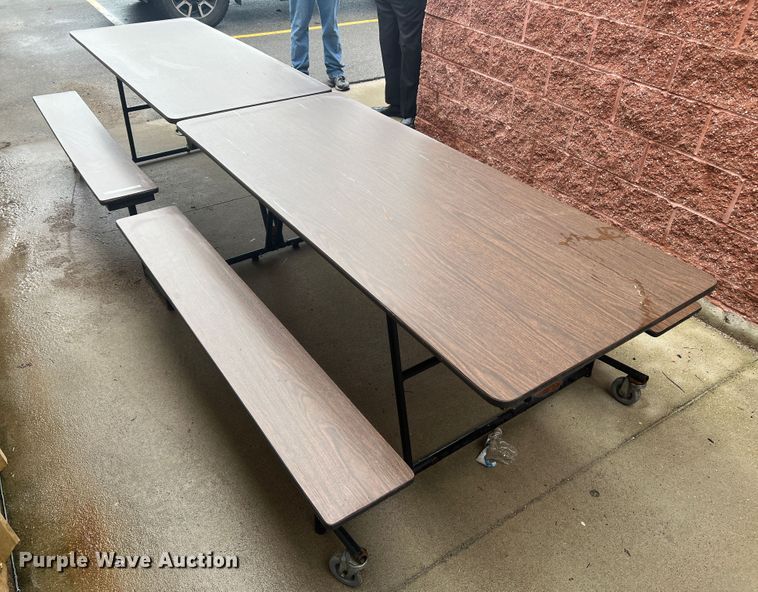 image for item KD9015 12'L folding lunch table