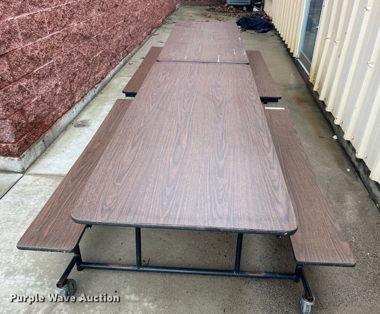 image for item KD9015 12'L folding lunch table