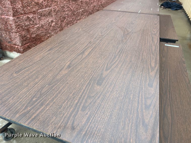 image for item KD9015 12'L folding lunch table