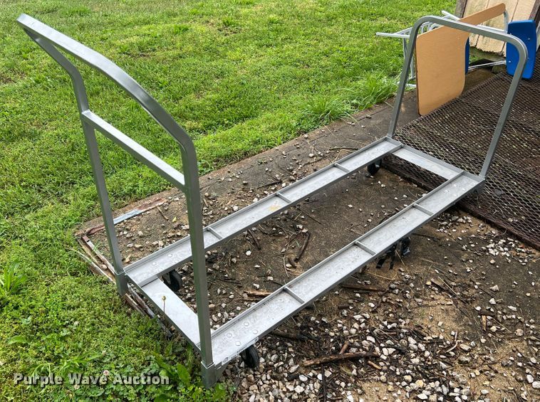 image for item KD9017 (6) aluminum chair carts