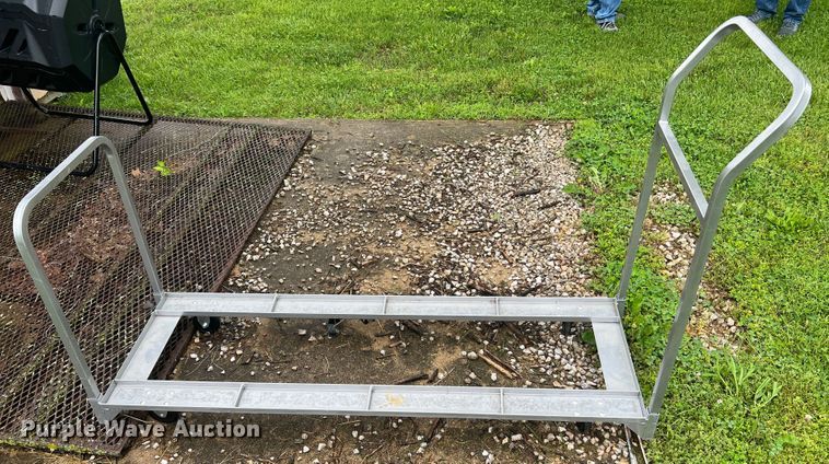 image for item KD9017 (6) aluminum chair carts