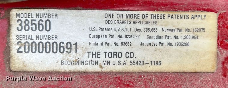 image for item KD9018 Toro 38560  snow blower