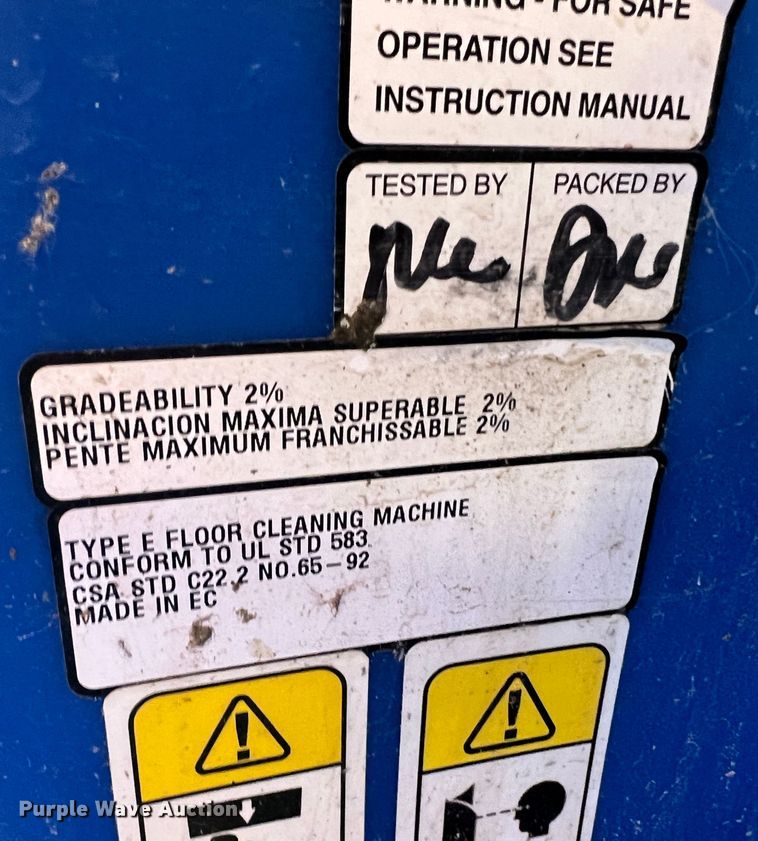 image for item KD9022 Clarke Focus II Boost L20  floor scrubber