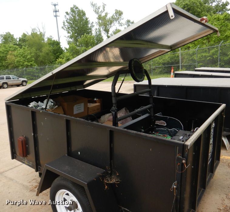 image for item KD9029 2005 K&K Manufacturing K20  enclosed cargo trailer