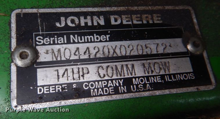 image for item KD9034 John Deere GS45  lawn mower