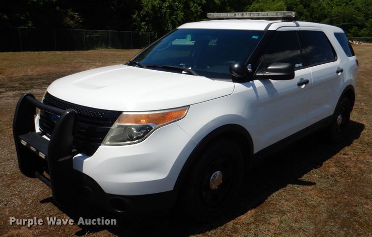 image for item KJ9892 2015 Ford Explorer Police Interceptor  SUV