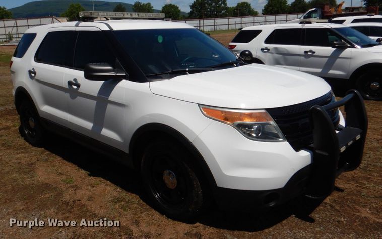 image for item KJ9892 2015 Ford Explorer Police Interceptor  SUV