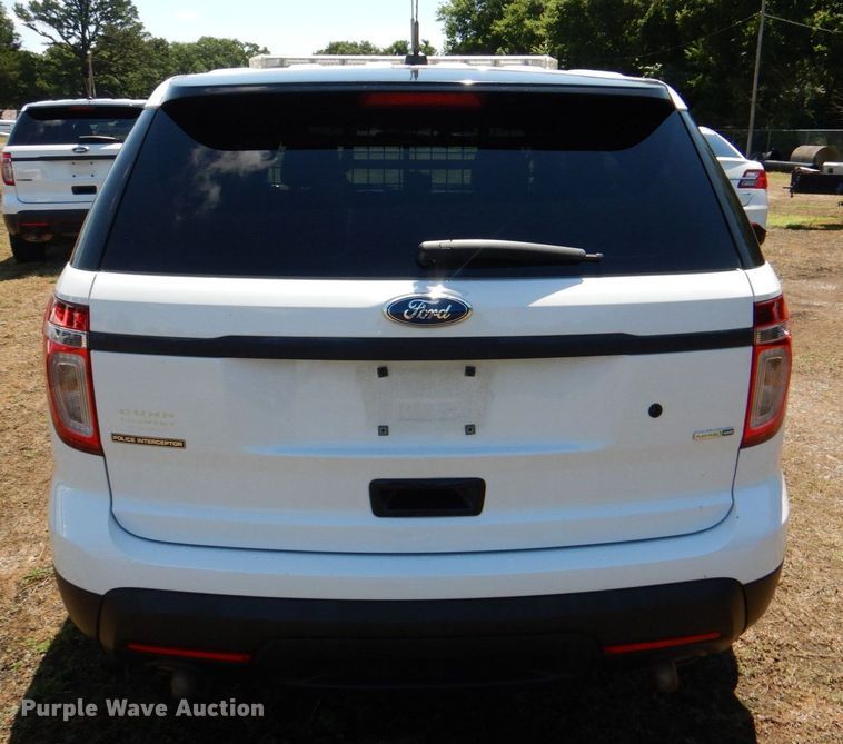 image for item KJ9892 2015 Ford Explorer Police Interceptor  SUV