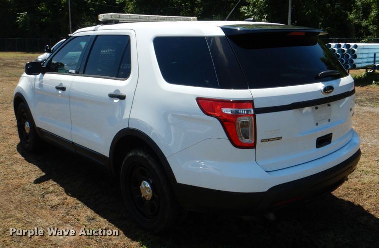 image for item KJ9892 2015 Ford Explorer Police Interceptor  SUV