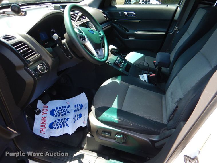 image for item KJ9892 2015 Ford Explorer Police Interceptor  SUV