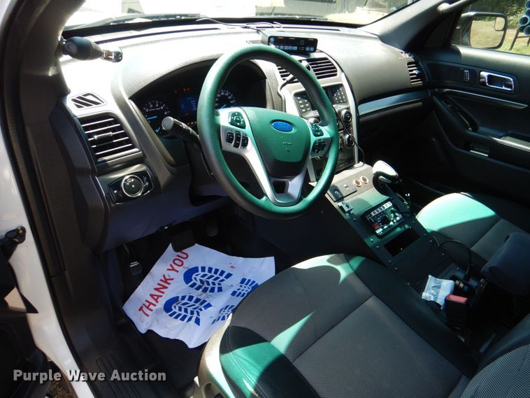 image for item KJ9892 2015 Ford Explorer Police Interceptor  SUV