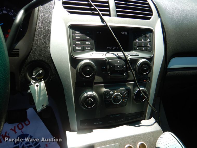 image for item KJ9892 2015 Ford Explorer Police Interceptor  SUV