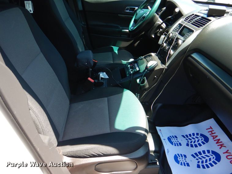 image for item KJ9892 2015 Ford Explorer Police Interceptor  SUV