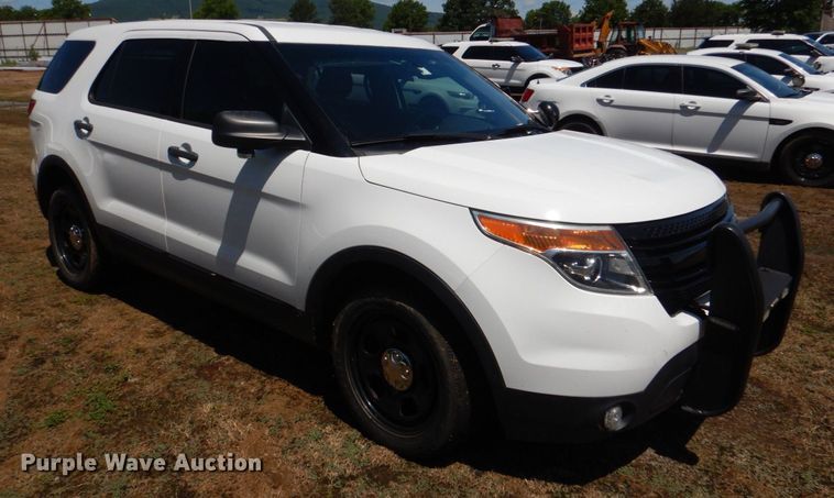 image for item KJ9893 2015 Ford Explorer Police Interceptor  SUV