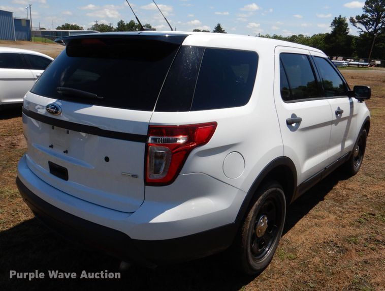 image for item KJ9893 2015 Ford Explorer Police Interceptor  SUV
