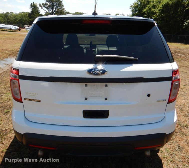 image for item KJ9893 2015 Ford Explorer Police Interceptor  SUV