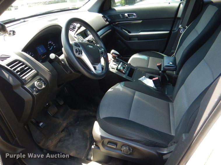 image for item KJ9893 2015 Ford Explorer Police Interceptor  SUV