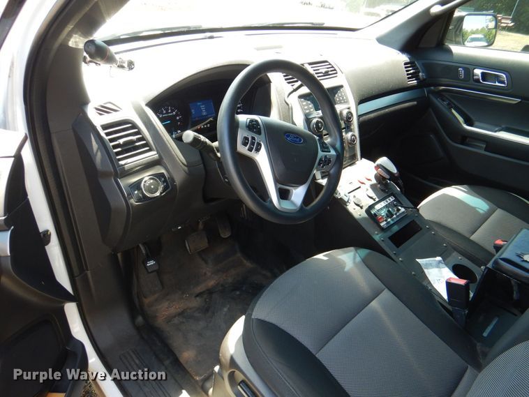 image for item KJ9893 2015 Ford Explorer Police Interceptor  SUV