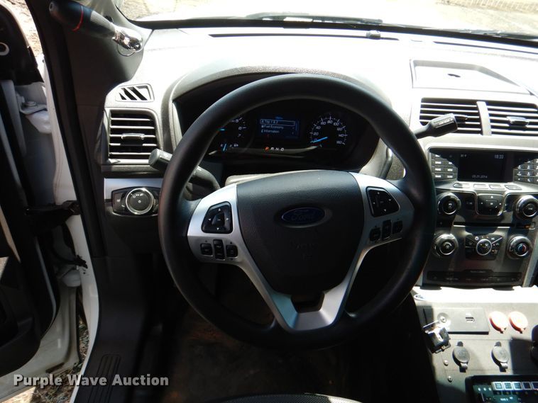 image for item KJ9893 2015 Ford Explorer Police Interceptor  SUV